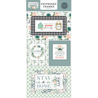 Carta Bella Gather At Home Sticker - Chipboard Frames